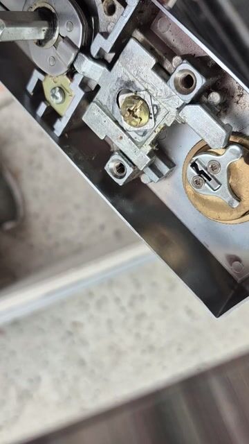 Door Repair work filmed by a local
