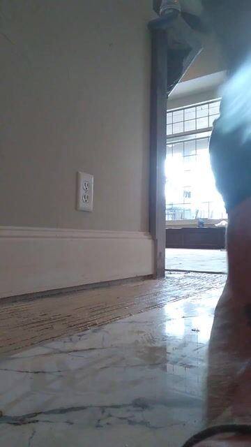 Tile Installation work filmed by a local