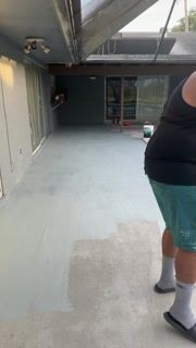 Pool Deck painting — Richard