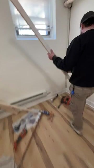 General Carpentry work filmed by a local