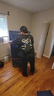 Every piece carefully wrapped and protected before loading for safer t — Juan