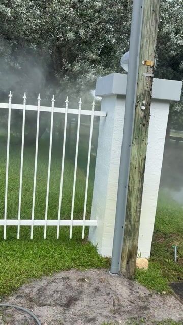 Pressure Washing work filmed by a local