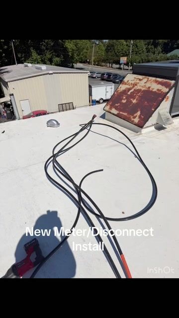 New 400 amp meter and disconnect install