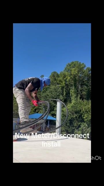 New 400 amp meter and disconnect install, Electrical Work in Marietta, GA, by Hakeem